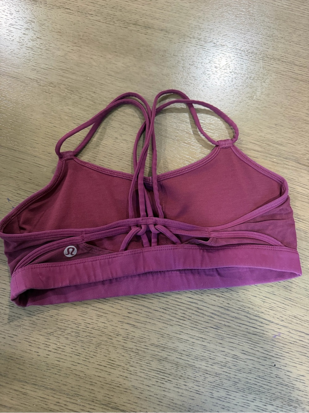 lululemon athletica Magenta Strappy Low-Impact Sports Bra